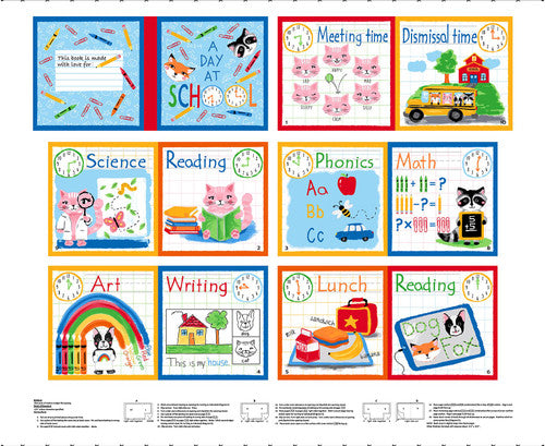 A Day at School 7182P-81 Multi