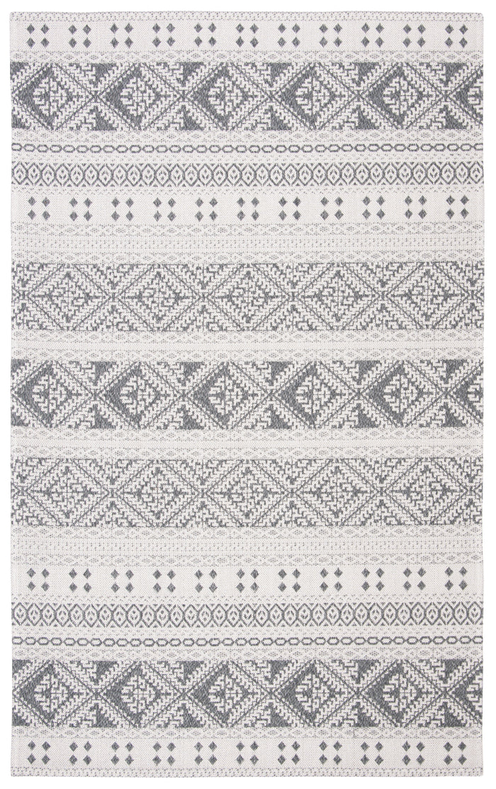 ANTHRACITE / CREAM / RECTANGLE / 4' x 6'