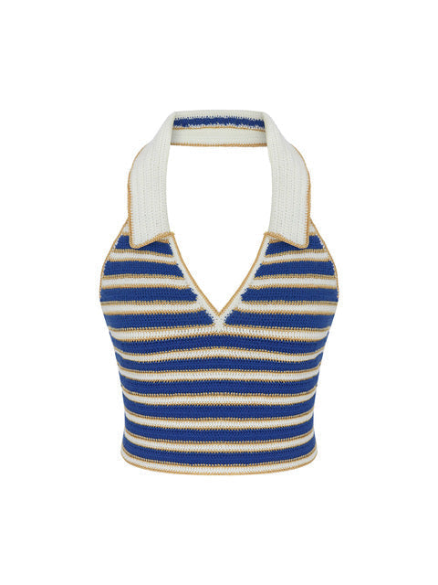 Ali Hand Crochet Halter Top