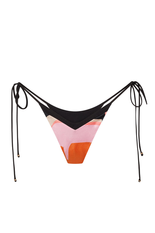 Indah Aloha Bottom Perfect Cheeky Tie Side | Picasso | In Stock Sunset Park Resort Cute Bikini Bottom