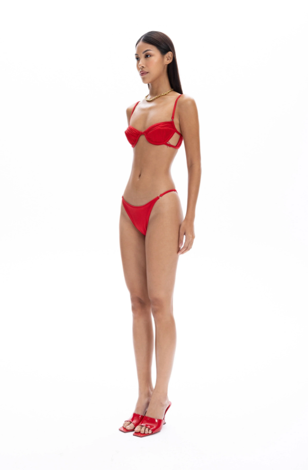 Amy Red Bikini Top