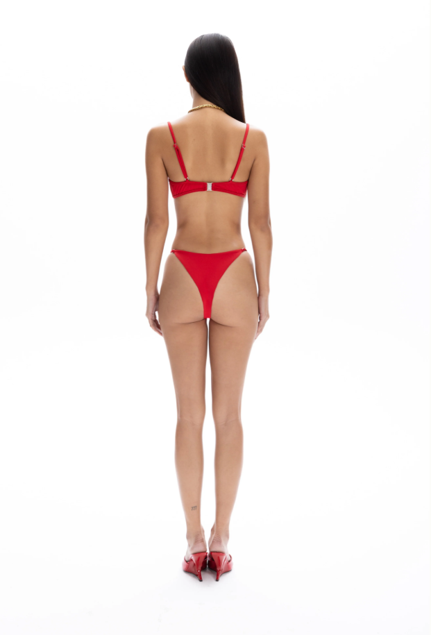Amy Red Bikini Top
