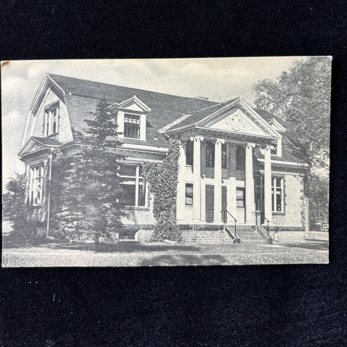 Antique Postcard 1900s Gorham Maine Baxter Memorial Library Photolux
