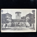 Antique Postcard 1900s Munich Germany Edwardian Street Life