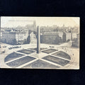 Antique Postcard 1900s Munich Germany Karolinenplatz Obelisk Horse Carriages