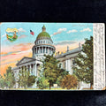 Antique Postcard 1906 Sacramento CA Earthquake Cementing State Capitol