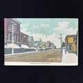 Antique Postcard 1910s Lost Vickery Blocks Pittsfield Maine Rexall Store Ruen Jewelry