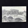 Antique Postcard 1913 Divorce Greeting Berlin Friedrichsbrucke Germania Stamp