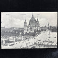 Antique Postcard 1913 Horse Carriages Street Scene Berlin Germany to NY