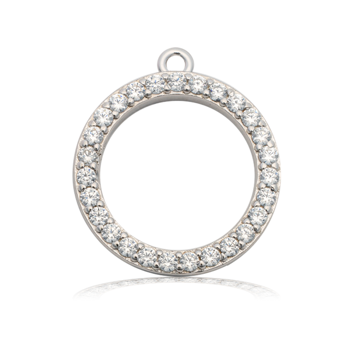 Australian Agate Gemstone Bracelet with Good Karma Sterling Silver Charm