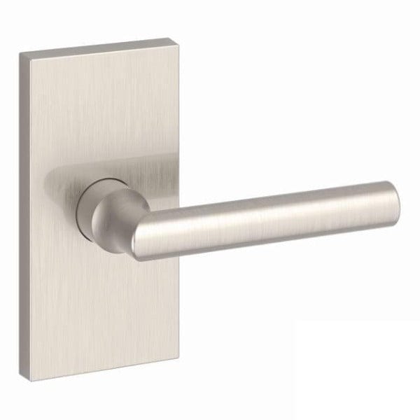 Baldwin Reserve Contemporary Tube Lever With Rectangular Rose