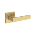 Baldwin Reserve Sharpewood Lever with Contemporary Square Rose