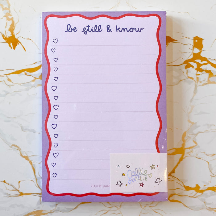 Be Still & Know Notepad - Lyla's: Clothing & Gifts - Online and Rockwall Texas Boutique