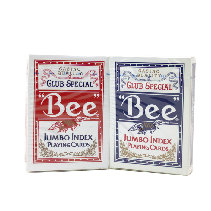 Bee 1001770 Jumbo Playing Cards Single Deck, Color May Vary