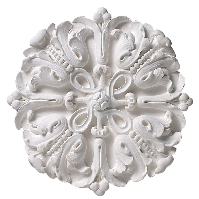 Bellflower and Beads, 12 3/4'' dia. x 1''d, Made To Order, Minimum Order Amount $300 Plaster Medallions White River Hardwoods