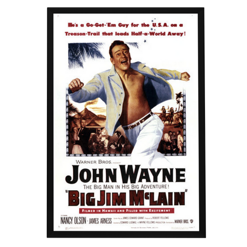 "Big Jim McLain" (1952) Framed Movie Poster