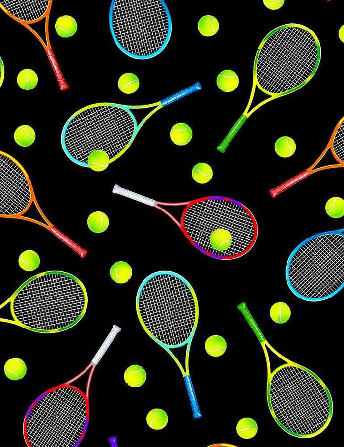 Black - Tossed Tennis Gear TT-GM C8778