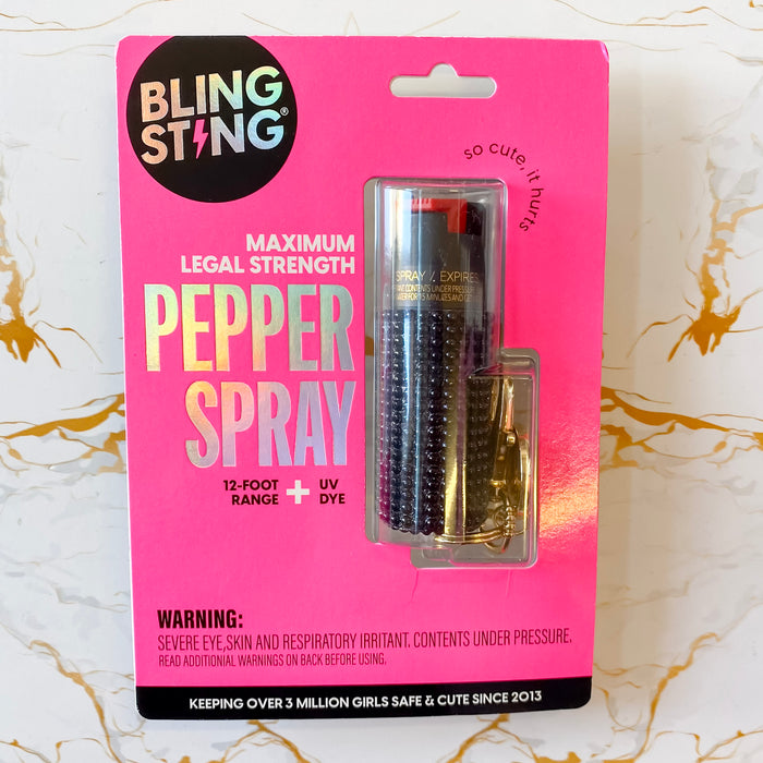 Black Rhinestone Pepper Spray - Lyla's: Clothing & Gifts - Online and Rockwall Texas Boutique