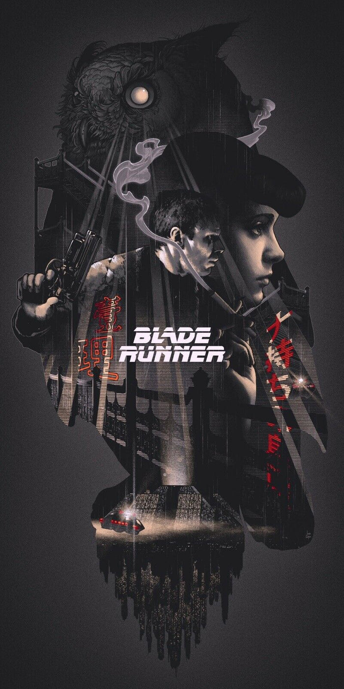 Blade Runner by John Guydo, 18" x 36" Screen Print