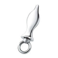 2.5" Stainless Steel Metal Tapered Butt Plug With Loop - Rolik®