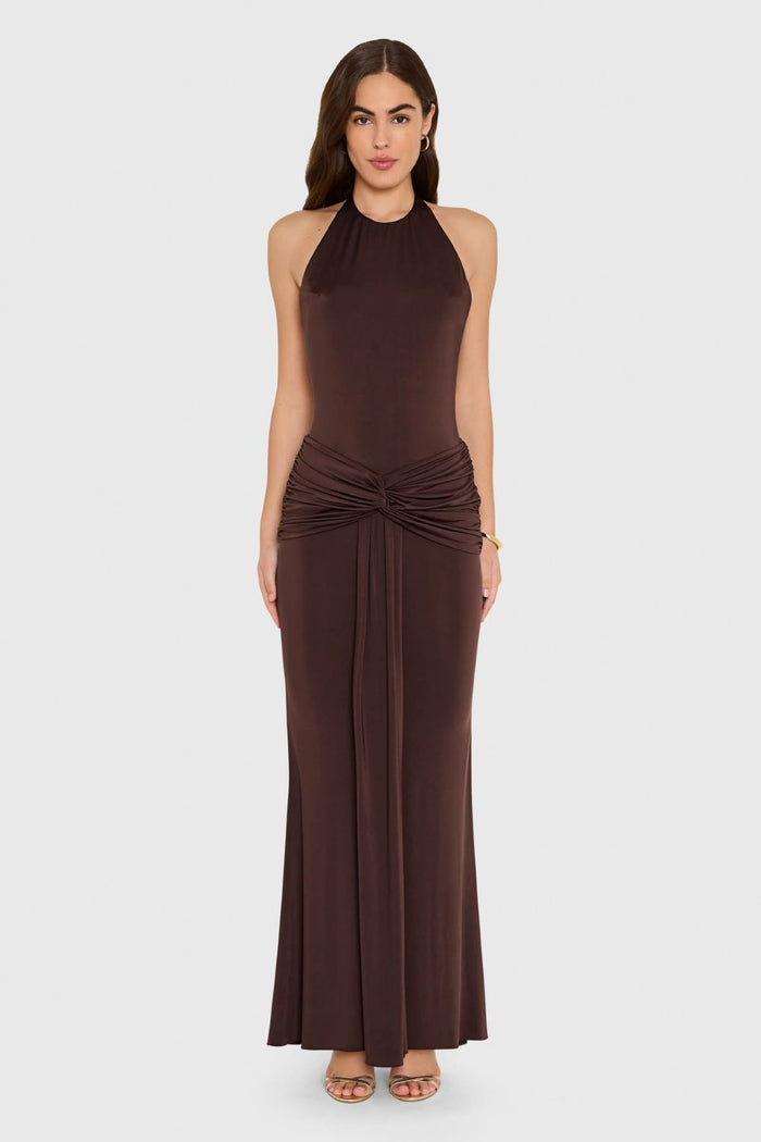 Breana Maxi Dress - Cocoa
