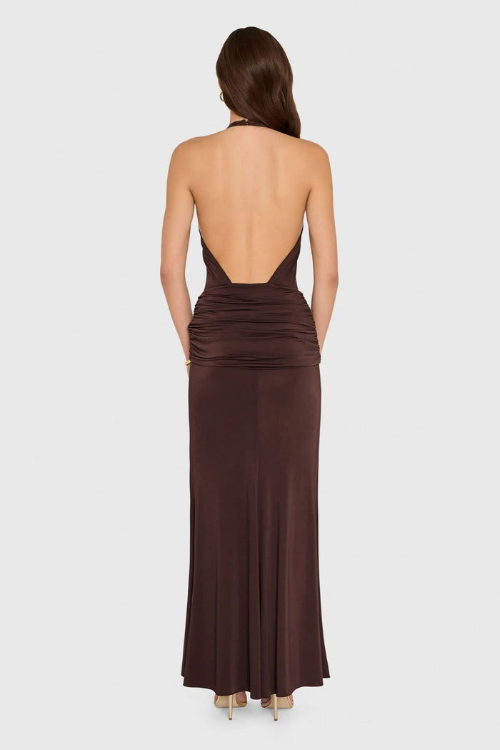 Breana Maxi Dress - Cocoa