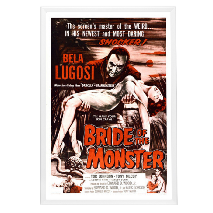 "Bride of the Monster" (1955) Framed Movie Poster