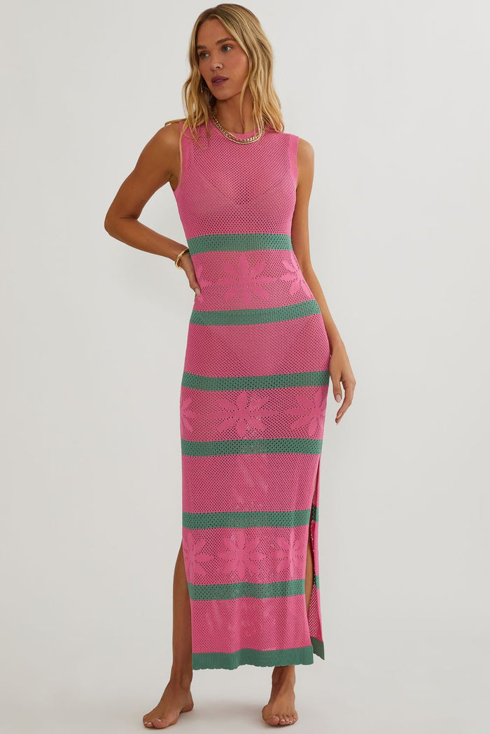 brigid dress - raspberry bloom