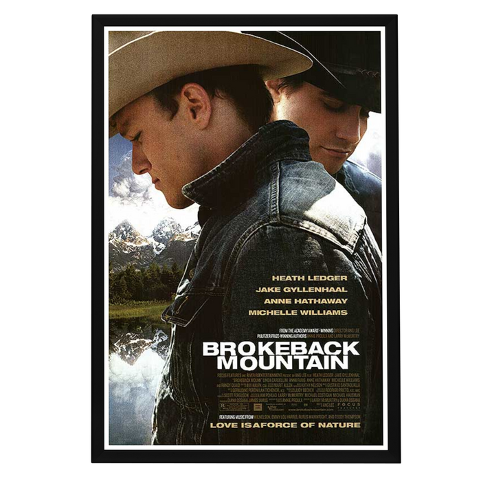 "Brokeback Mountain" (2005) Framed Movie Poster