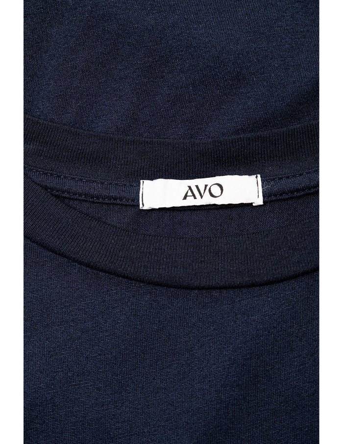 Butter Soft Short Sleeve Crew in Navy