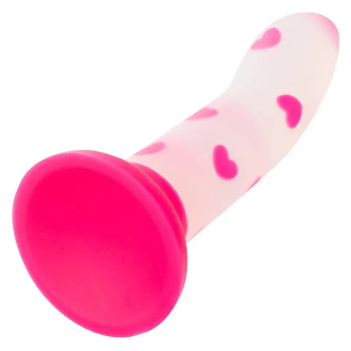 Glow Stick Heart Silicone Dildo - Rolik®