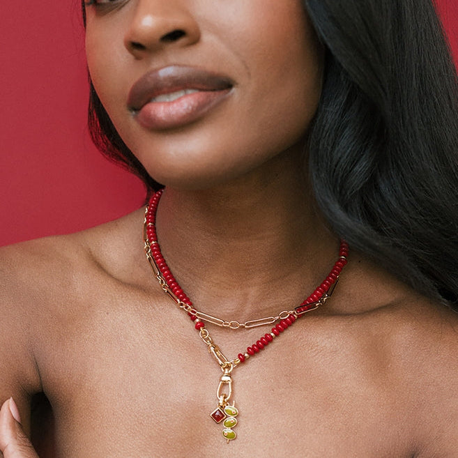 Cute Olives Gold Jewelry Charm by Mod + Jo
