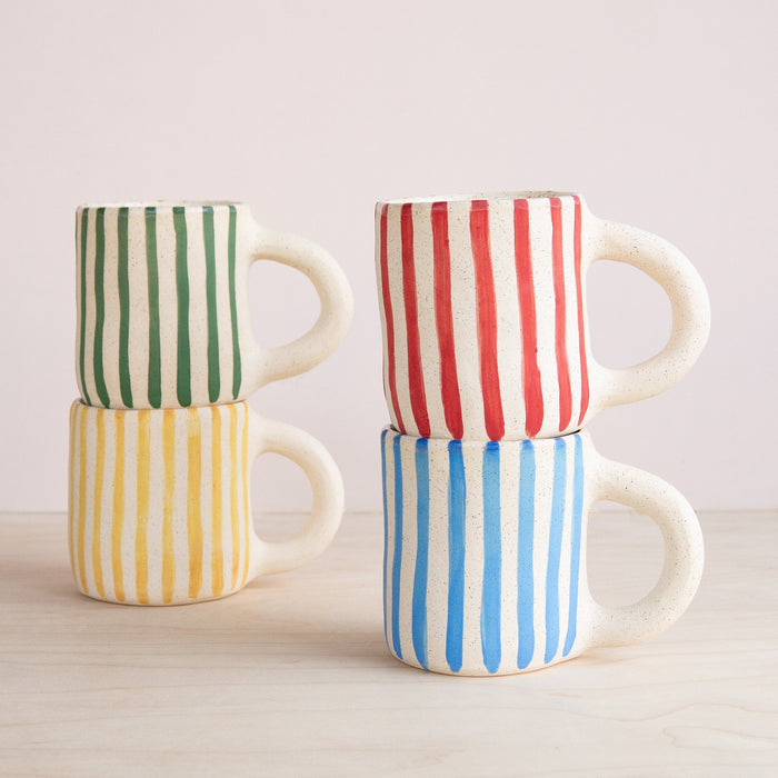 Melville Ceramics Striped Mugs