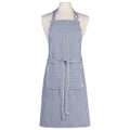 Chef's Apron, Royal Blue Narrow Stripe