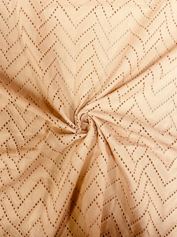 Chevron Cotton Eyelet