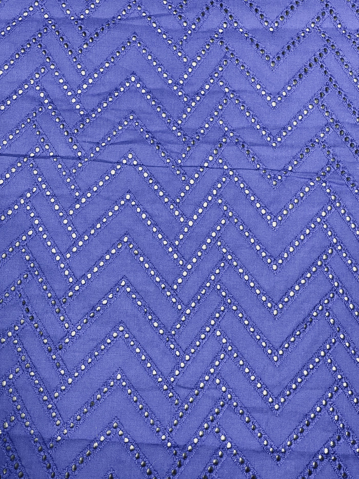 Chevron Cotton Eyelet