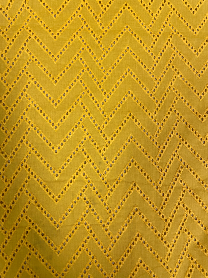 Chevron Cotton Eyelet
