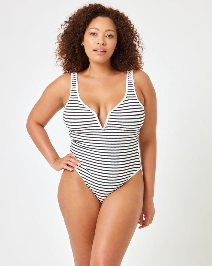 CoCo One Piece by LS in Sail Along Stripe - Sunset Park Resort