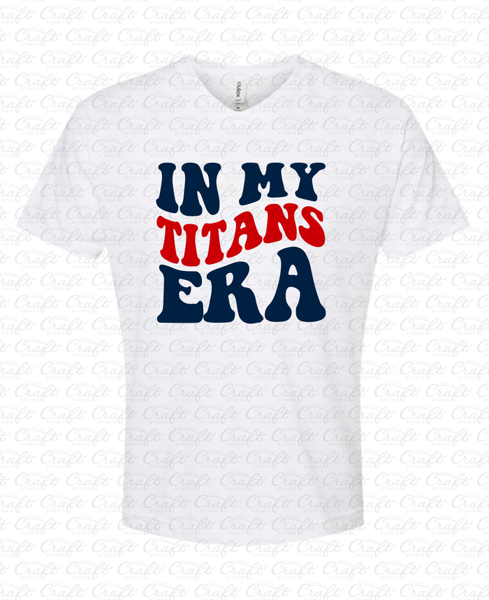 Curtsinger In My Titans Era V-Neck T-Shirt