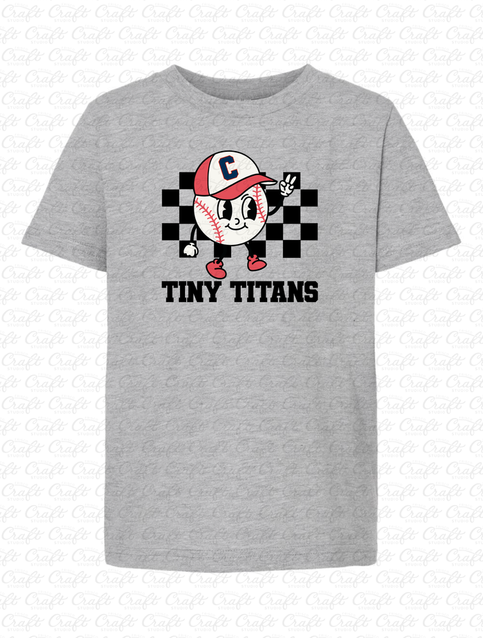Curtsinger Tiny Titans Baseball Crew Neck T-Shirt