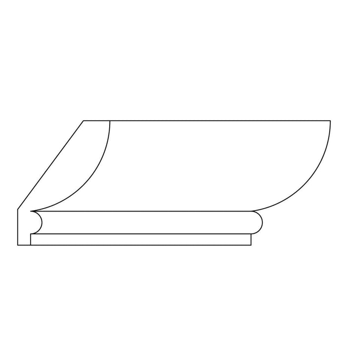 Custom Crown, 1 1/8''w x 4 1/2''d, Minimum Order Quantity 200 LF Custom Mouldings White River Hardwoods