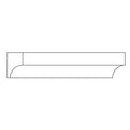 Custom Panel Mould, 1 3/8'' x 2 1/8'', Poplar, Minimum Order Quantity 200 LF Large Combination Details White River Hardwoods