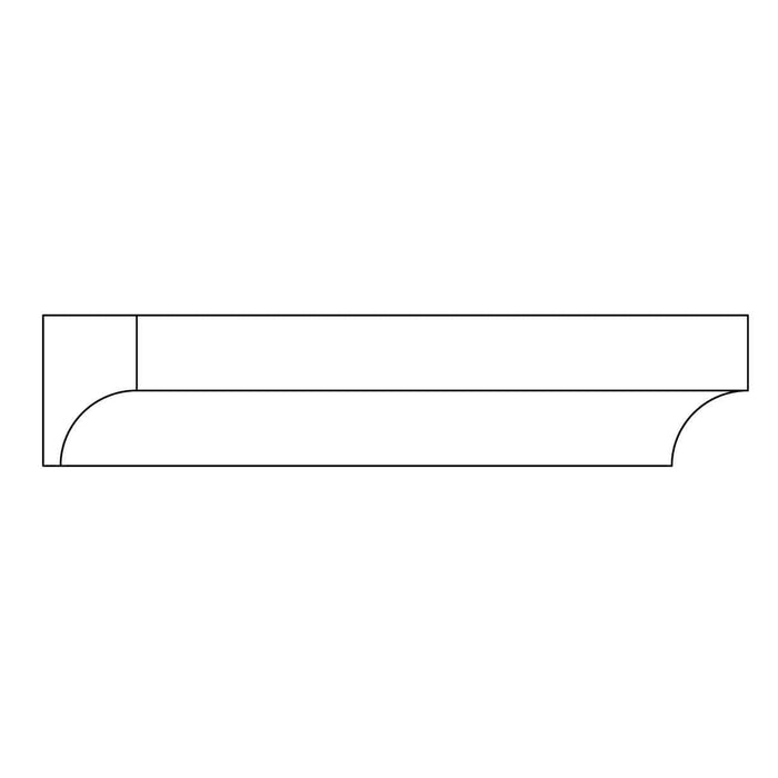 Custom Panel Mould, 1 3/8'' x 2 1/8'', Poplar, Minimum Order Quantity 200 LF Large Combination Details White River Hardwoods