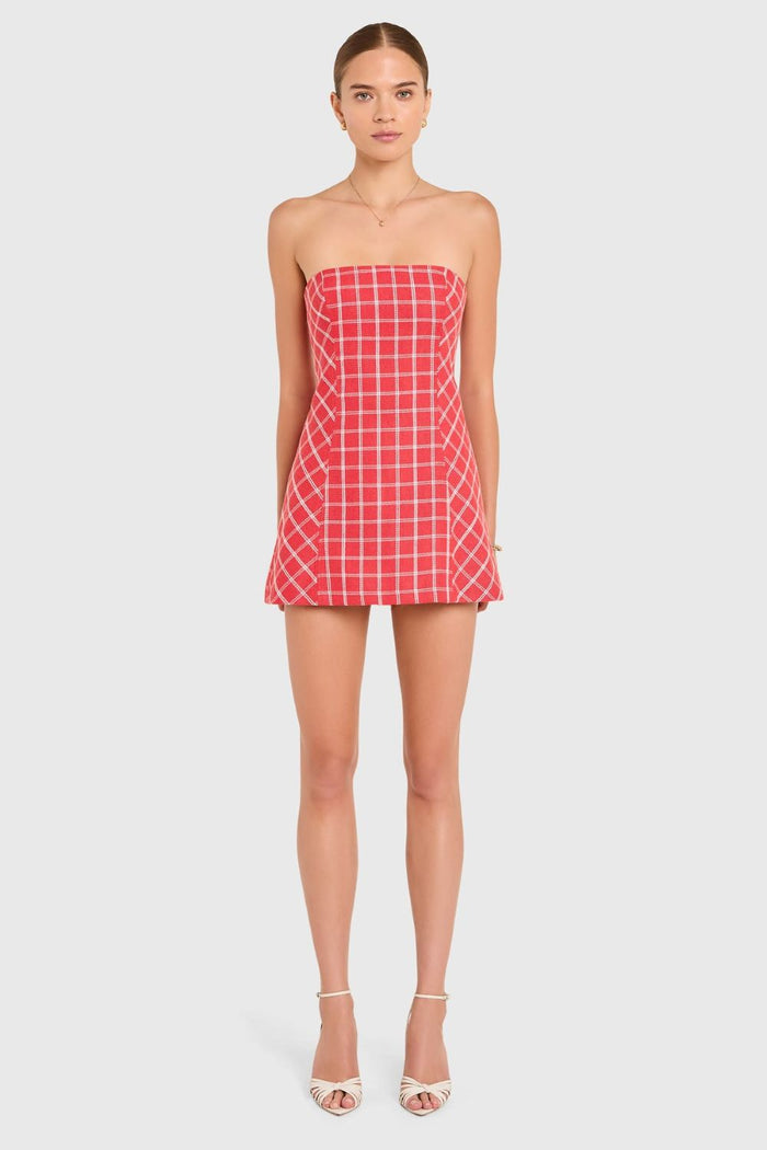 Daisy Romper - Red