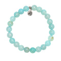 Defining Bracelet- Passion Bracelet with Aqua Fire Agate Gemstones