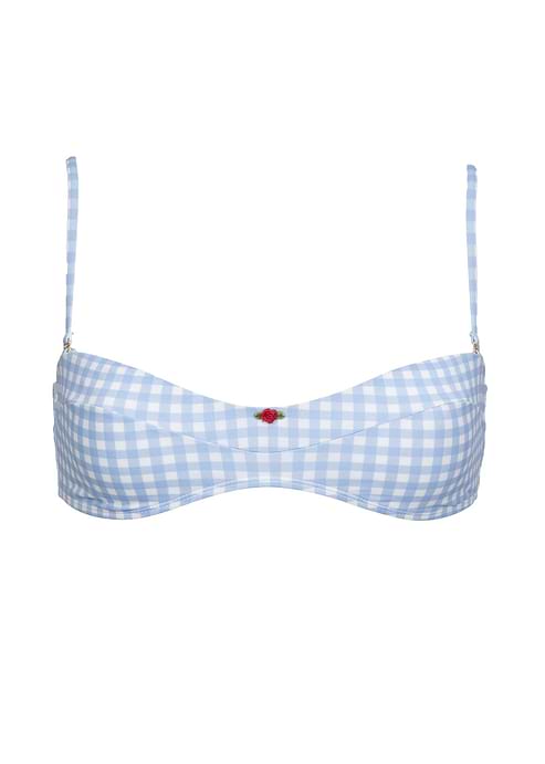 Don top - Light Blue Gingham