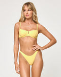Hunter Top by LSpace in yellow Daisy bikini - Sunset Park Resort