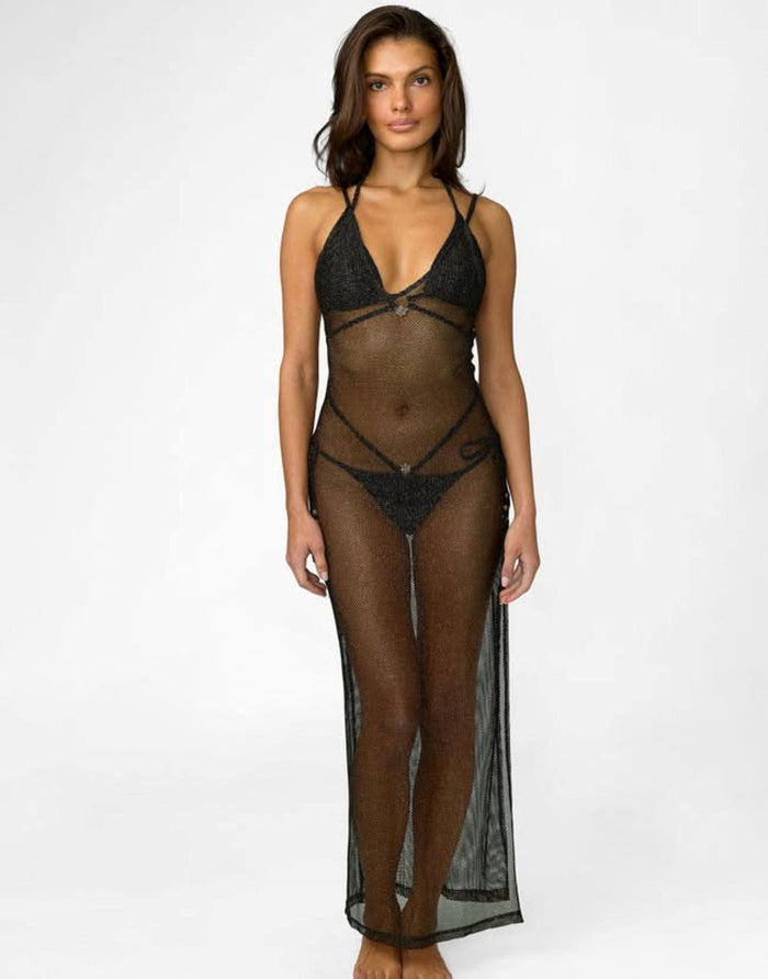 DUDLEY MAXI DRESS - BLACK