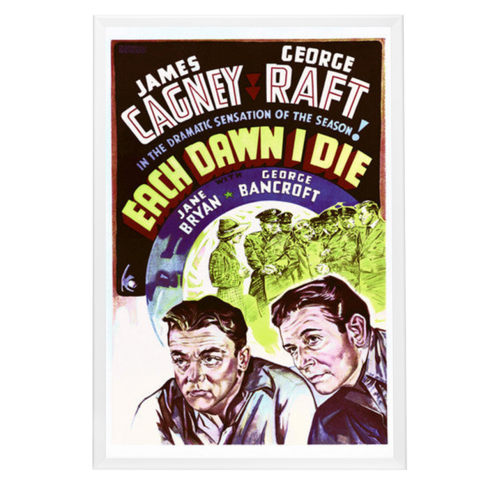 "Each Dawn I Die" (1939) Framed Movie Poster