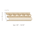 Egg & Dart, 3"w x 1"d, (lips 1/8" to 13/16) Panel Mouldings White River Hardwoods Poplar